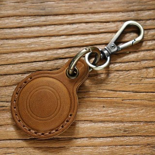 Jigk Da Bảo Vệ, Chống Rơi Retro Da Móc Khóa Định Vị Bao, Thiết Bị Theo Dõi Phụ Kiện Bảo Vệ KeyRing Cho AirTag