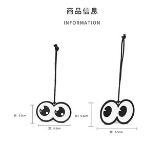 Dây Đeo Túi Xách mini Bằng Da Thật Hình Đôi Mắt To Phù Hợp Cho Chụp Ảnh