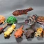 Hàng có sẵn Bandai Fat Tail Gecko Oreo Straight Line Zulu Whitening Trendy Play Trang trí viên nang Đồ chơi mô phỏng động vật ZVFY