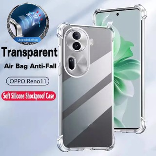 Ốp lưng OPPO Reno 14 Pro Silicone TPU Cover OPPO Reno 14F 13 13F 12 12F 11 11F 10 9 8 7 SE Pro + Pro Plus Lite 8T 8Z 7Z 4G 5G Ốp điện thoại mềm chống sốc trong suốt