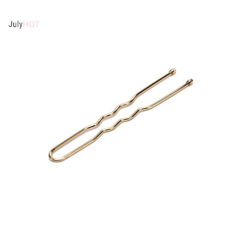 Julyhot 20 Cái / bộ Nữ Hình Chữ U Kẹp Tóc Bobby Chân Kim Loại Barrette Massivedeals