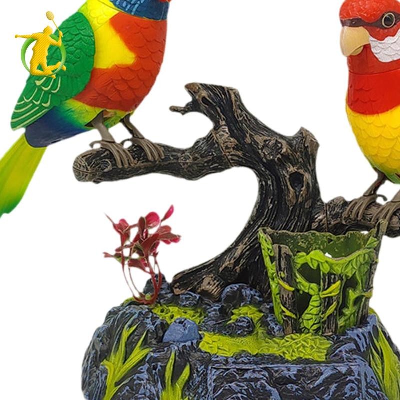 Nói Vẹt Đồ Chơi Điện Tử Âm Thanh Nhẹ Kích Hoạt Chirping Trang Trí Nhà Cửa Cho Quà Tặng Ngày Lễ