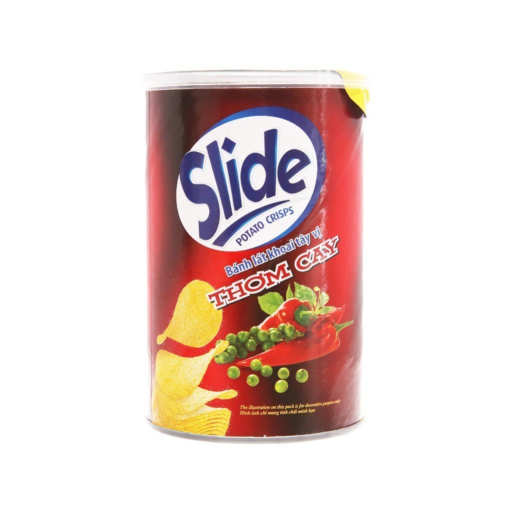 Snack Khoai Tây Slide Vị Thơm Cay (Lon 65g) | Shopee Việt Nam