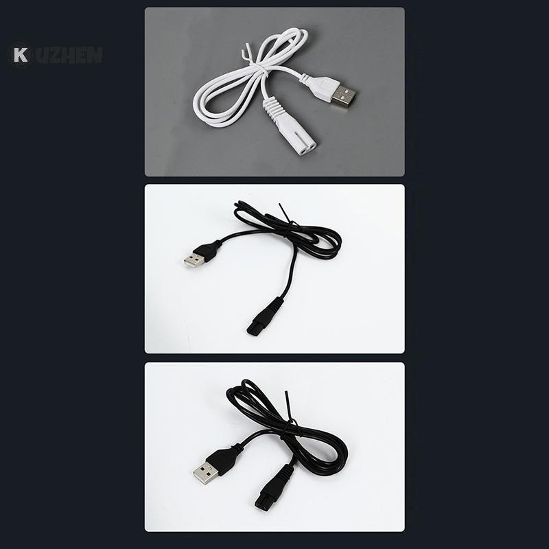 Kuzhen Cáp USB Dây Sạc Lỗ Đồng Phù Hợp Với Đèn Pin 5V Máy Cạo Râu Tóc Dây Đơn Lỗ 1.8 HOT
