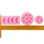 BORAGETE 5 Miếng Khuôn Hình Trái Cây, Khuôn Silicon Mâm Mâm Mâm Mâm Mâm xôi Cam, Bánh Cupcake Trang Trí Dâu Dứa Blueberry Fondant Khuôn Cho Bánh Cupcake Kẹo