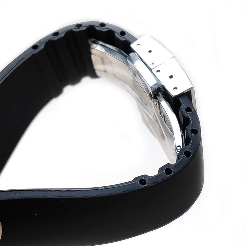 Vòng Tay Cao Su silicone Chống Nước Khóa Bướm 18mm 20mm 22mm 24mm Cho Nam Nữ