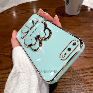 ốp lưng iphone 7 plus 8 plus 6 plus 6s plus 7 8 6 6s Ốp Điện Thoại TPU Silicon Mềm Mạ Điện Gắn Gương Trang Điểm Hình Thỏ 3D Cho iphone 7 plus 8 plus 6 plus 6s plus 7 8 6 6s