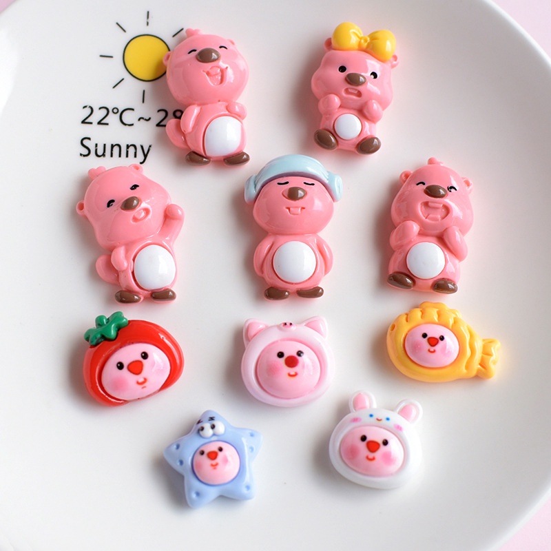 Hàn Quốc Hàn Quốc loopy Ruby Series Khóa Giày Lỗ Hoa Khóa Giày Crocs Khóa Giày Busch Khóa Giày Lỗ Khóa Giày DIY Sáng Tạo Vỏ Điện Thoại Phụ Kiện Mũ Đội Đầu Tai Chất Liệu crocs Lỗ Phụ Kiện Giày Có Thể Tháo Rời Khóa Giày ins Hoạt Hình Hoa giày động vật