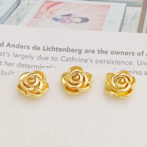 Hạt Đệm Vàng 18k Nhiều Màu Sắc Dùng Làm Vòng Tay / Dây Chuyền diy