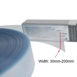 [COD] Ống co nhiệt PVC 1 mét NOOKSTORY, Vỏ bọc cách nhiệt bằng pin Lithium, Vỏ bọc màng cách nhiệt có thể thu nhỏ rộng 30mm-200mm Vỏ cáp pin Lipo 18650 Pin Lipo