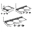 Quạt tản nhiệt máy tính Giá đỡ gắn DIY cho quạt 120MM 12CM 24CM 36CM