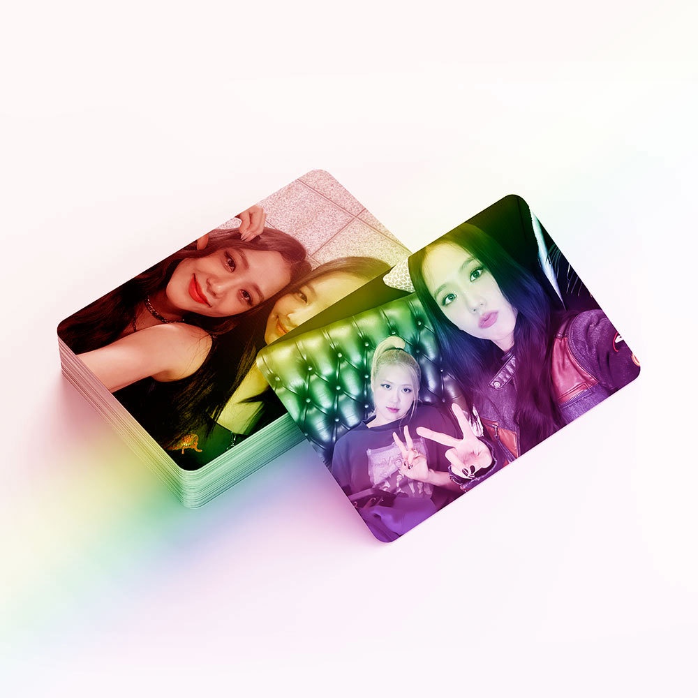 Linxx 55 Chiếc BP Valentine 7th Holographic Laser Card Kpop Photocards Bưu Thiếp Series