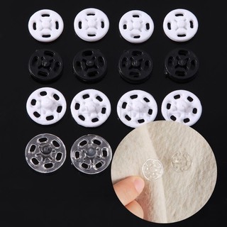 Fasters Set 30 Nút Bấm Bằng Nhựa abs Trong Suốt Chống Chói Dùng Để May Túi Xách / Áo Sơ Mi / Áo Sơ Mi diy