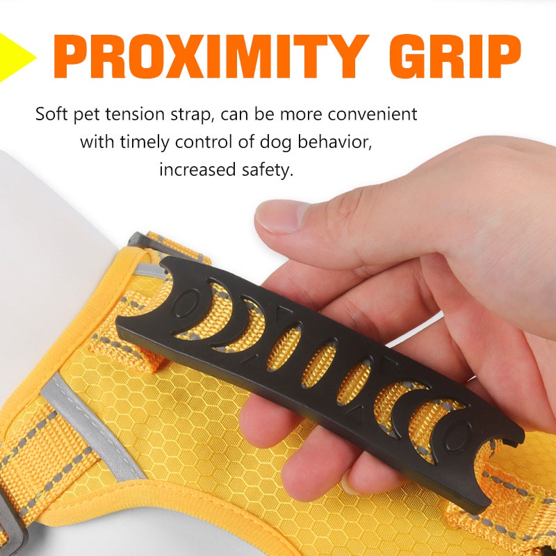 HamshMoc Chống Trầy Xước Chó Có Thể Điều Chỉnh Áo Vest Thú Cưng Bền Phản Quang Cho Nhỏ Vừa Chó Lớn Huấn Luyện Đi Bộ Ngoài Trời
