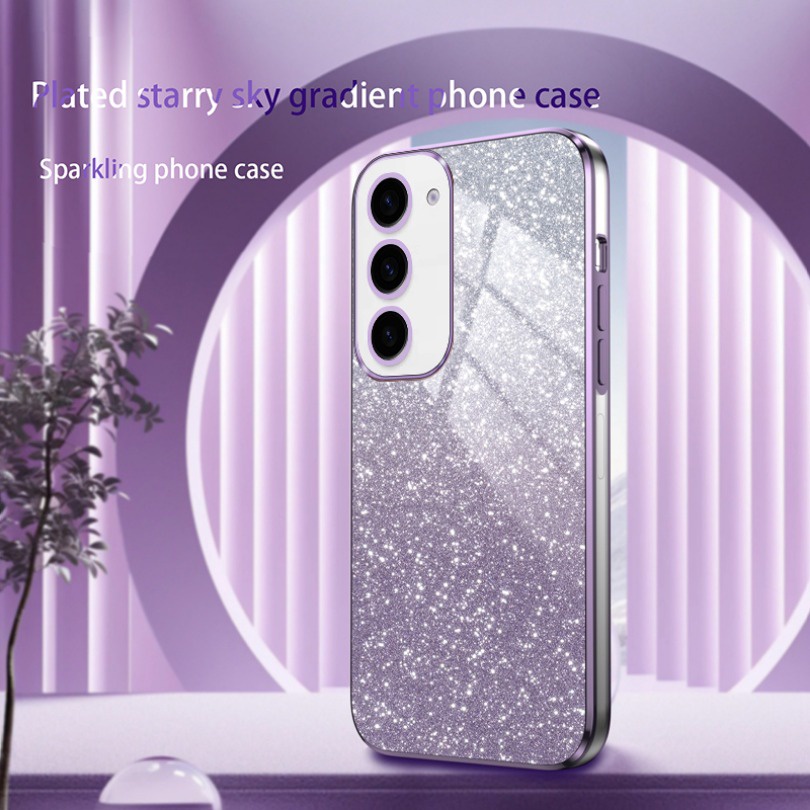Ôp Điện Thoại Dẻo Trong Suốt Tráng Gương Lấp Lánh Sang Trọng Cho samsung galaxy s20 s21 s23 fe s20 s21 s23 plus ultra Ốp
