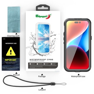 ốp 15 promax lưng chống nước Outdoor IP68 Waterproof Swimming Diving Phone Case Cover for iPhone 15 ProMax 14 Pro Max iphone15 Plus Magnetic Cases