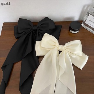 [gazi1] Ruy Băng Nơ Thanh Lịch Thời Trang Đơn Giản Chắc Chắn Sa Mùa Xuân Kẹp Tóc Retro Với Kẹp Bé Gái Phụ Kiện Tóc Boutique