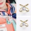 Cài Áo Pha Lê Thanh Lịch / Khóa Cài Khăn Quàng Cổ Đa Năng / Kẹp Kim Loại Có Thể Tái Sử Dụng Cho Nữ / Phụ Nữ