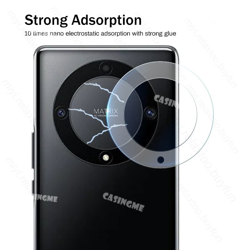 Honor X9d X9c 5G 2023 3D Bảo vệ ống kính máy ảnh cho Honor X9b X9 X 9B HonorX9b X 9 B X9a 4G 5G 2023 Kính cường lực trong suốt Bảo vệ camera sau