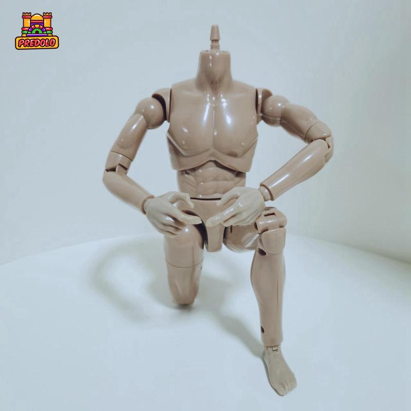 1/12 Male 6 Action Figure Body as Figma For Mezco Dam 3A Head Sculpt Model  Toy