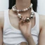 Unstop * Vòng cổ thời trang Vòng cổ ngọc trai cổ điển Hạt Choker Vòng cổ xương đòn Dây chuyền trang sức dành cho nữ Cô gái