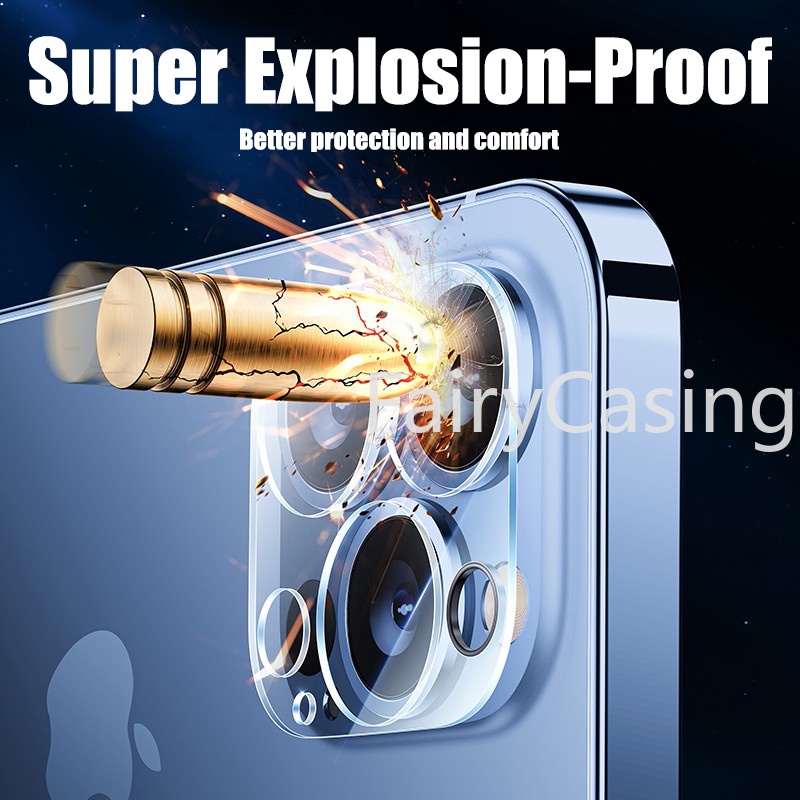 Ốp Điện Thoại Trong Suốt Có Nắp Bảo Vệ Ống Kính Máy Ảnh Cho iphone 15 14 13 12 11 pro max xr x xs max 15 plus