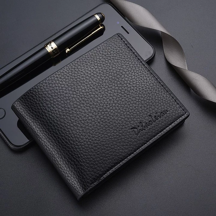 Men's Cowhide Student Wallet Doanh PU