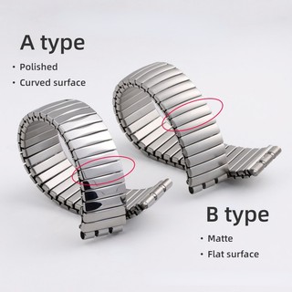 Dây Đồng Hồ Co Giãn Bằng Thép Không Gỉ 17mm Dành Cho Nam Nữ