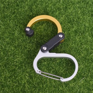 Móc D-type đa năng ngoài trời, carabiner an toàn, tiện lợi du lịch AM0L