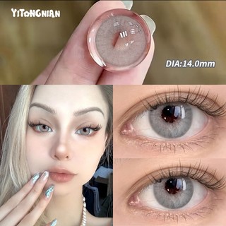 Yi tong Kính Áp Tròng Màu Tươi Trẻ Chăm Sóc Mắt Làm Đẹp Cho Nữ
