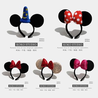 Disney Băng Đô Cài Tóc Hình Chuột mickey minnie Xinh Xắn Cho Bé Gái băng đô cho bé cài tóc cho bé tóc giả cho bé gái