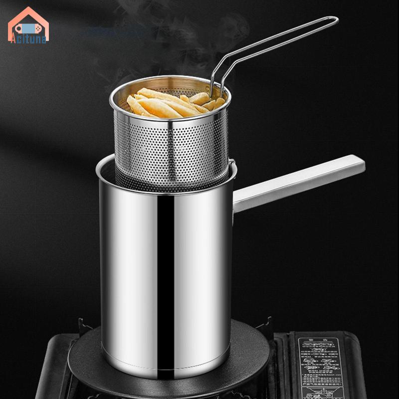 Acituna Nồi Chiên Dầu Có Tay Cầm Tiện Dụng Cho Nhà Bếp
