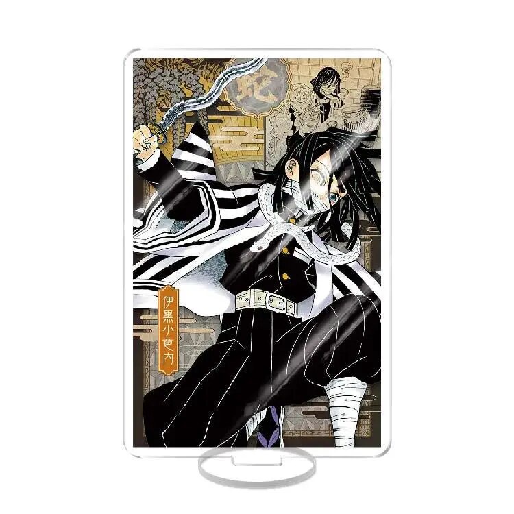 Mô hình Standee Demon Slayer Kimetsu No Yaiba hjk Tanjirou Nezuko Kochou Shinobu Phụ kiện trang trí để bàn góc học tập