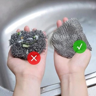 Lưới Thép Làm Sạch Ma Thuật / Khăn Lau Bếp / Vòi Nước Bồn Rửa Chén / Khăn Lau Hai Lớp Chống Dính Dầu / Loại Bỏ Rỉ Sét Thông Dụng