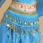 Đồng xu kim loại và khăn voan thời trang, phù hợp cho biểu diễn dancing