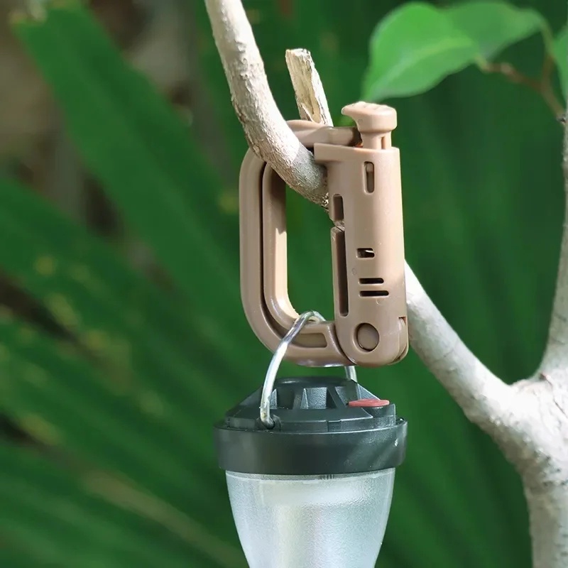 Móc Khóa Chữ D Bằng Nhựa Đa Năng Tiện Dụng Cho Hoạt Động Ngoài Trời