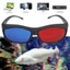 Kính trò chơi điện ảnh YRBWD, Kính chiếu phim thật, DVD Anaglyph di động phân cực