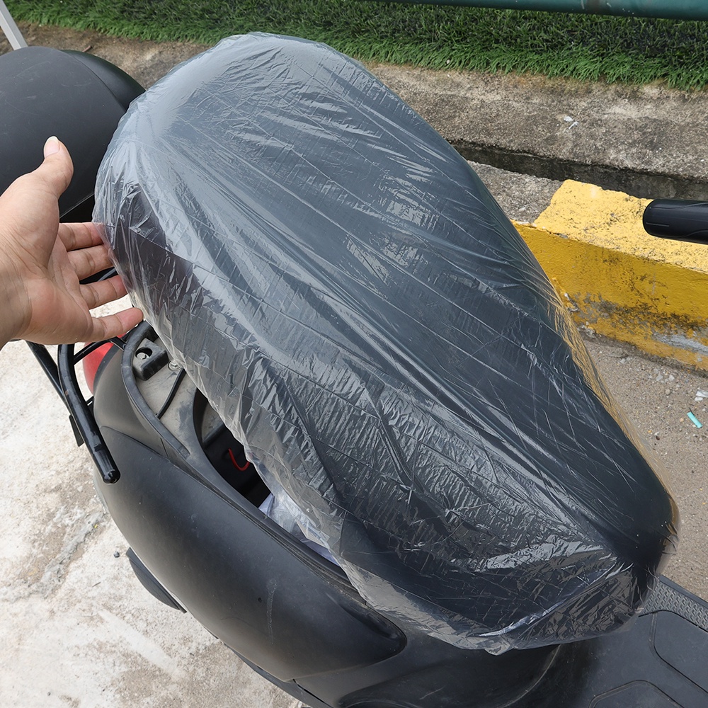 Vỏ Bọc Yên Xe Điện Bằng Nhựa PE Co Giãn Dày Dặn Chống Mưa Chống Bụi Dùng Một Lần