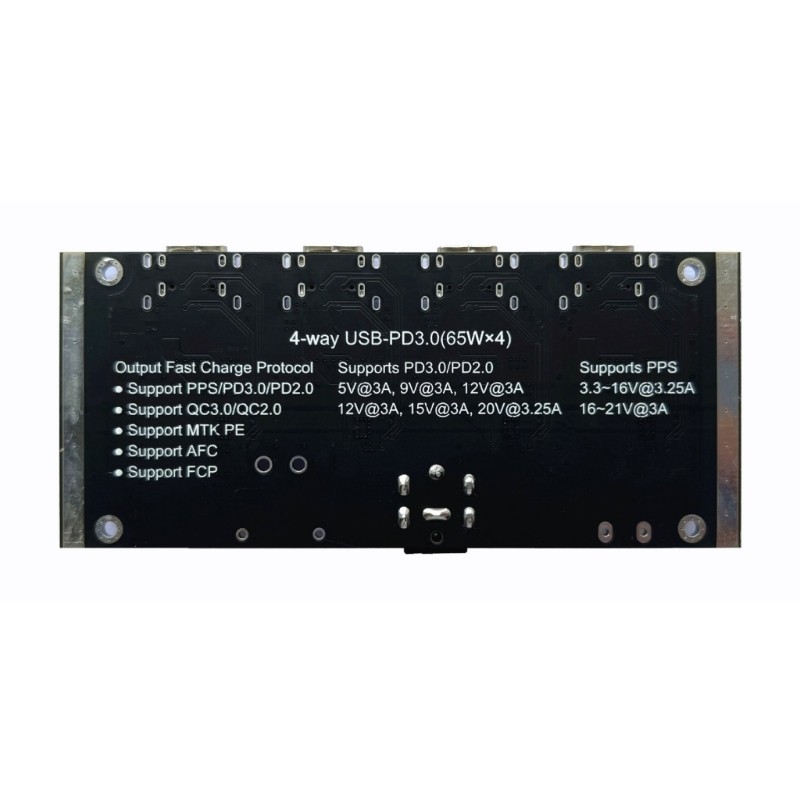 IOR 4 Way 65W Mô-đun sạc nhanh Bảng bảo vệ sạc Giao diện 4 chiều Type C
