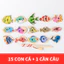 Đồ Chơi Câu Cá Động Vật Biển Sống Động - Trò Chơi Câu Cá Tương Tác Cha Mẹ Con Kết Hợp Học Đếm Và Nhận Biết Sinh Vật Biển