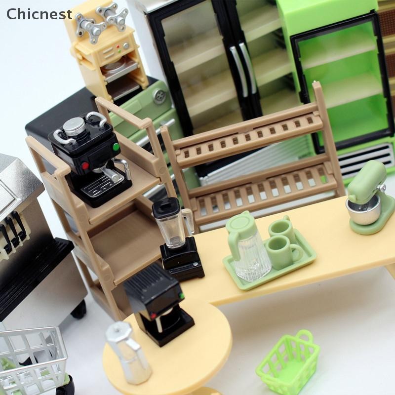 [Chc] Nhà búp bê DIY Bàn tròn Micro Scene Model Phòng ngủ Đồ chơi gia đình Búp bê Cô gái Quà tặng Nhà búp bê Phụ kiện nội thất thu nhỏ [VN]
