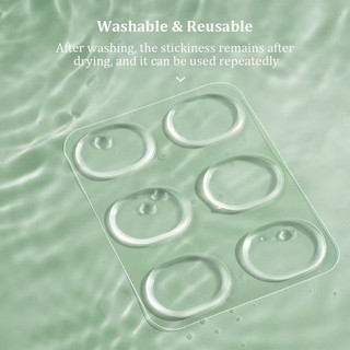 Set 6 Miếng silicone Dán Gót Giày Bảo Vệ Hiệu Quả