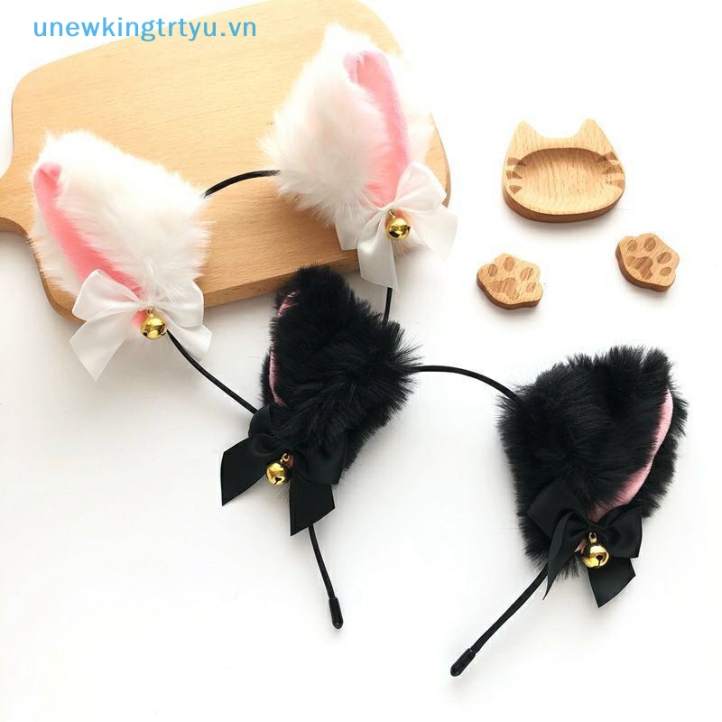 Unewtyu Tai Gợi Cảm Cho Nữ Bé Gái Ren Nơ Vòng Cổ Sang Trọng Băng Đô Quấn Tóc Cosplay Hóa Trang Đảng Trang Phục Phụ Kiện Tóc VN