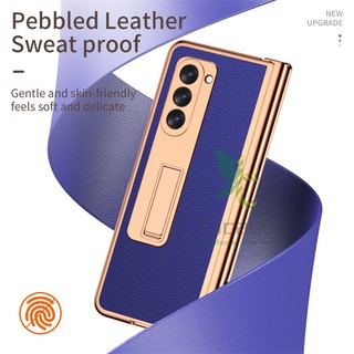 Bao Da Điện Thoại Nắp Lật Mạ Điện Có Ngăn Đựng Bút Cho samsuang galaxy z fold 5 z fold 4 3 2