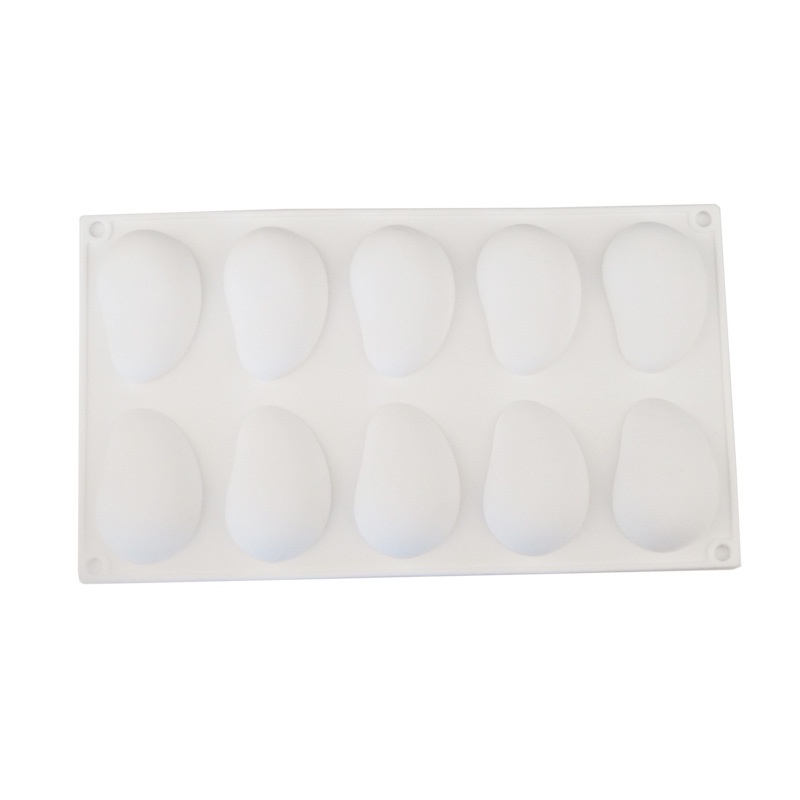 Khuôn silicone 10 Ngăn Tạo Hình Quả Xoài Trang Trí Bánh Kem / Xà Phòng