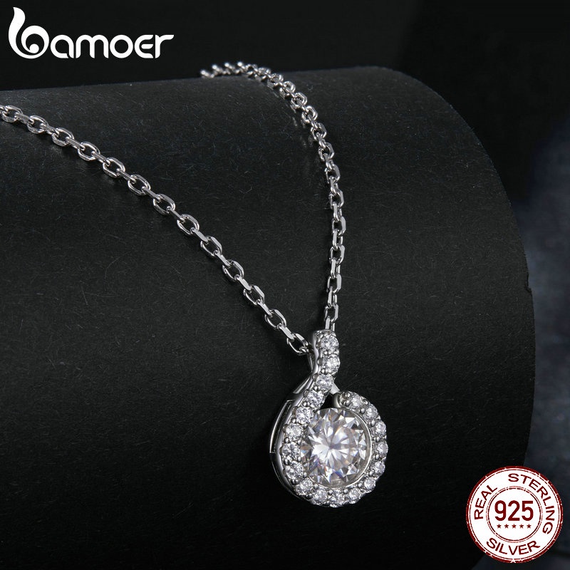 Bamoer Vòng cổ Bạc 925 Thời Trang Cho Nữ MSN024