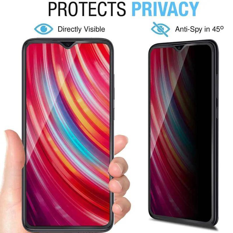 Bảo vệ màn hình riêng tư 3D cho Motorola Moto G9 G8 Play G7 Plus G10 Power Lite Kính bảo vệ chống gián điệp cho Motorola Moto G71 G51 5G G5 G31 G22 G41 G30 G20