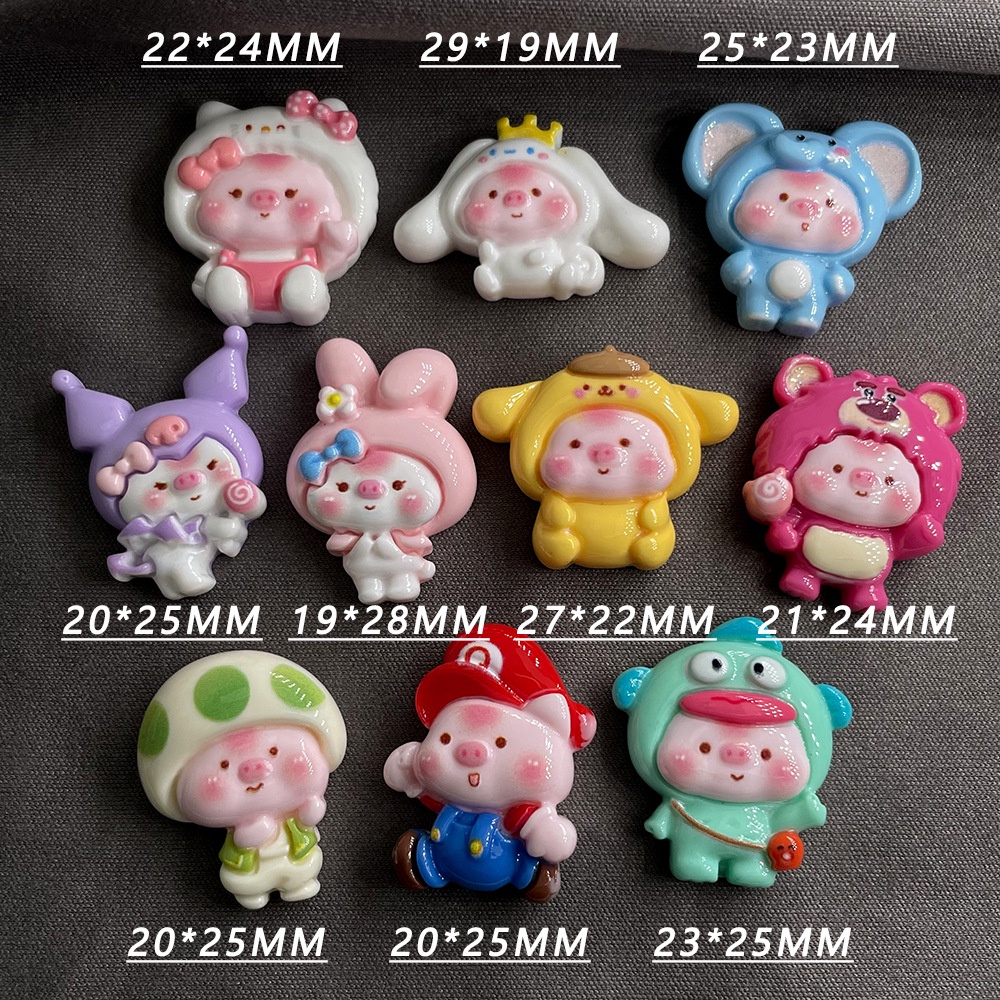 Piggy Cross-Dressing Series Khóa giày Lỗ hoa Khóa giày Busch Khóa giày Zhibi Star Hole Shoe Buckle crocs Khóa giày điện thoại sáng tạo Phụ kiện Mũ đội đầu Tai Chất liệu DIY Vui nhộn Phụ kiện Khóa giày có thể tháo rời Giày ins dễ thương Hoa