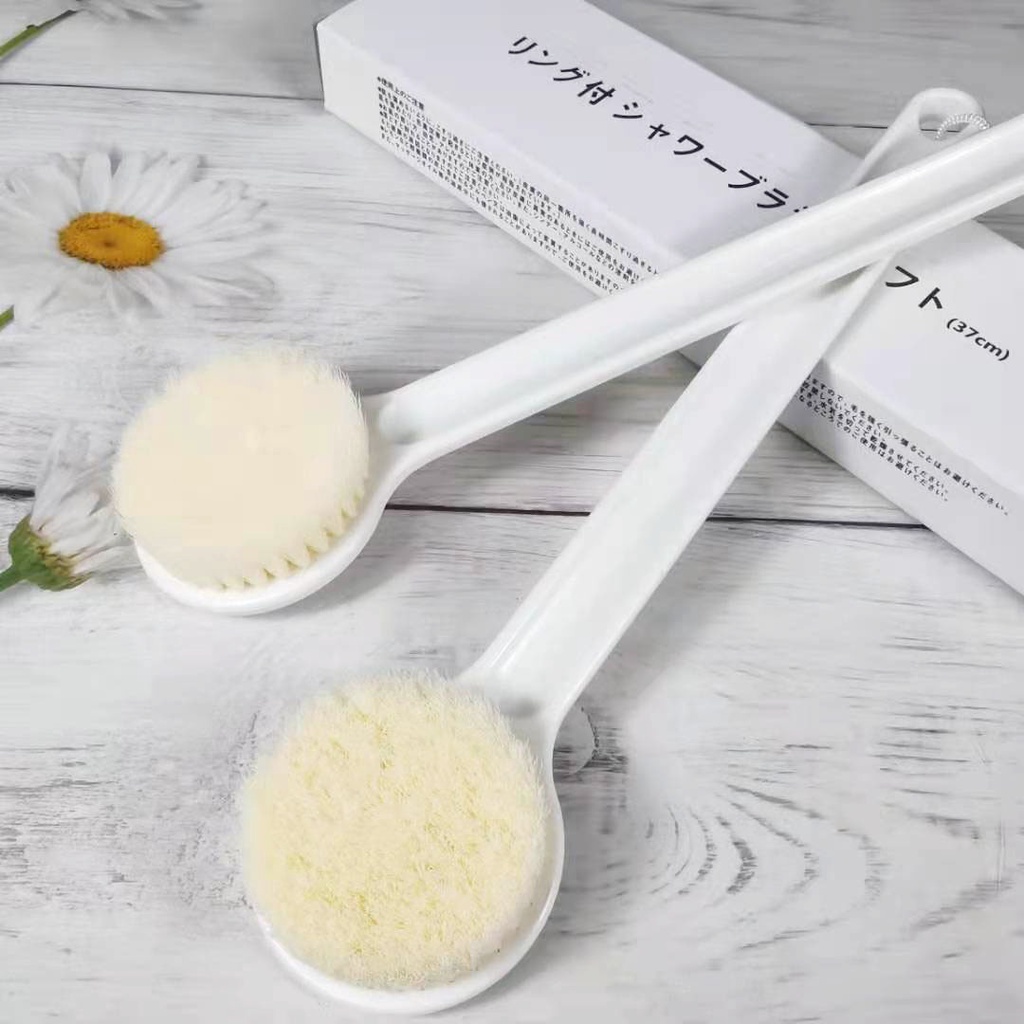 Bàn chải chà lưng cọ lưng Nhật tắm mềm mịn tẩy tế bảo chết của da tăng hiệu quả làm sạch dưỡng ẩm
