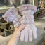 Găng Tay Cotton Xuống, Găng Tay Thời Tiết Lạnh Cotton Sang Trọng, Chống Gió Lạnh Dày Ấm Áp Đi Leo Núi Trượt Tuyết Găng Tay Nữ